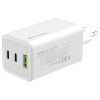 Зарядний пристрій ColorWay C101B GaN Mini 100W PD PPS 2xUSB-C + USB-A white (CW-CHS061PD-WT) - Зображення 1