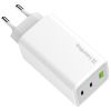Зарядний пристрій ColorWay C101B GaN Mini 100W PD PPS 2xUSB-C + USB-A white (CW-CHS061PD-WT) - Зображення 3