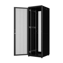 Шкаф напольный Mirsan 42U GTV 19 600x600, перфорация 63%, RAL 9005 (MR.GTV42U66DE.01_PRF63)