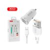 Зарядний пристрій XO 2xUSB 2.1A + cable USB to Micro 5P white (TZ08-M-WH) - Зображення 3