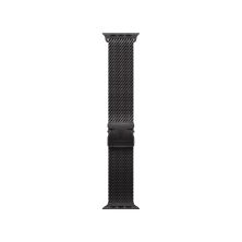 Ремінець до смарт-годинника Apple 49mm Black Titanium Milanese Loop - Medium (MXKG3ZM/A)