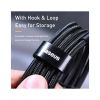 Дата кабель USB-C to USB-C 2.0m PD2.0 100W (20V/5A) red+black Baseus (CATKLF-AL91) - Изображение 2