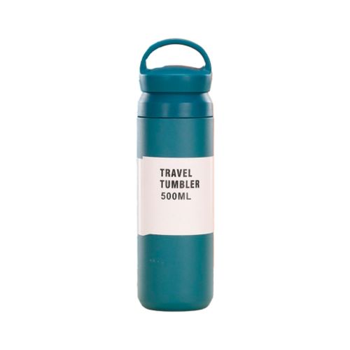 Термос Merlion Travel Tumbler 350 мл, подвійна кришка з ручкою, синій (SUS304-350Blue)
