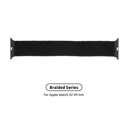 Ремінець до смарт-годинника Armorstandart Braided Solo Loop для Apple Watch 49/46/45/44/42 (Series 1-3) Charcoal Size 8 (160 mm) (ARM58073)