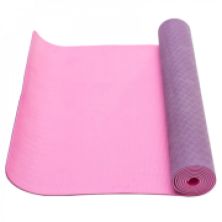 Коврик для фитнеса Ecofit MD9012 двошаровий TPE 183 х 61 х 0,6 см Фіолетовий/рожевий (К00026954)