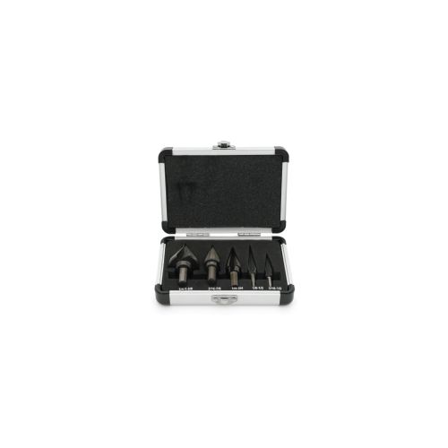 Набір свердл YOSO ступінчастих, крокових Premium black HSS1/4-1-3/8; 3/16-7/8; 1/4-3/4; 1/8-1/2; 3/16-1/2” , м (YT28262)