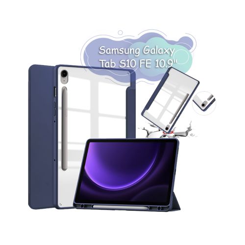 Чехол для планшета BeCover Soft Edge Samsung Galaxy Tab S10 FE (SM-X520/SM-X526) 10.9 Deep Blue (713301)