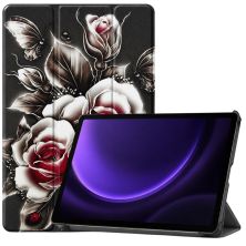 Чехол для планшета BeCover Smart Case Samsung Galaxy Tab S9 (SM-X710/SM-X716) / S9 FE (SM-X510/SM-X516B) 11.0 Black Rose (715922)