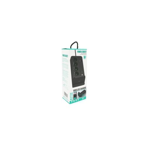Сетевой фильтр питания Voltronic G12, 4 роз, 4USB 3.2A, 2 Type-C, 2м Black (YT-G12)