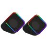 Акустична система ColorWay Cubix 2.0 RGB USB Black (CW-SPU05BK) - Зображення 1