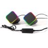 Акустична система ColorWay Cubix 2.0 RGB USB Black (CW-SPU05BK) - Зображення 2