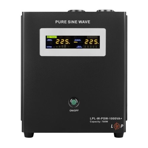 Пристрій безперебійного живлення LogicPower LPL-W-PSW-1000VA+ ( 700W ) 12V (37704)