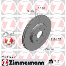 Тормозной диск ZIMMERMANN 250.1344.20