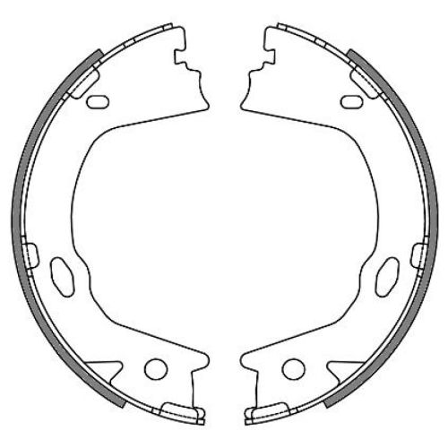 Гальмівні колодки REMSA 4657.00