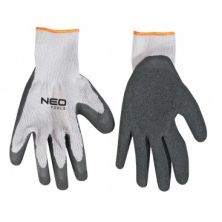 Захисні рукавички Neo Tools х/б з латекс.р.8 (97-601)