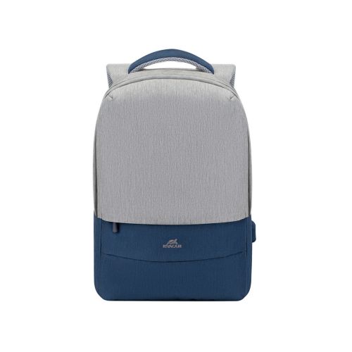 Рюкзак для ноутбука RivaCase 15.6 7562 Anti-theft, water-repellent, Grey / Dark Blue (7562Grey/DarkBlue)
