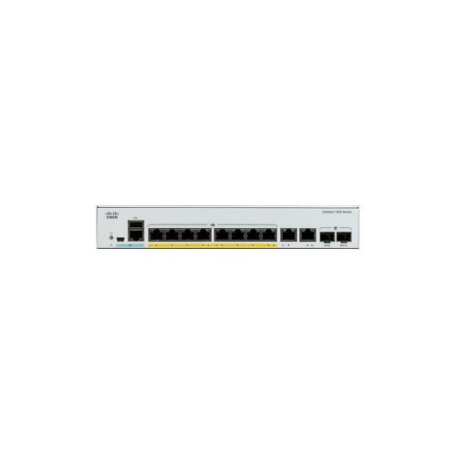 Коммутатор сетевой Cisco C1000-8T-2G-L