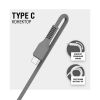 Дата кабель USB 2.0 AM to Type-C 1.2m AL-CBCOLOR-T1BK Black ACCLAB (1283126518232) - Изображение 2