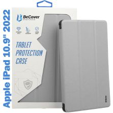 Чехол для планшета BeCover Tri Fold Soft TPU mount Apple Pencil Apple iPad 10.9 2022 Gray (708461)