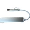 Концентратор Dynamode 5-in-1 USB Type-C/Type-A to 1хUSB3.0, 2xUSB 2.0, card-reader SD/MicroSD (DM-UH-518) - Изображение 1