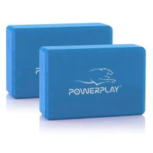Блок для йоги PowerPlay Yoga Brick EVA 2 шт Сині (PP_4006_Blue_2in)