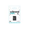 Карта пам'яті Wibrand 4GB microSD class 4 (WICDC4/4GB-A) - Зображення 1