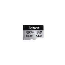 Карта памяти Lexar 64GB microSDXC class 10 UHS-I U3 V30 A2 Professional Silver (LMSSIPL064G-BNANG)