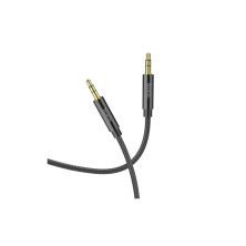 Кабель мультимедійний 3.5mm M to 3.5mm M 1.0m UPA19 AUX Black HOCO (6931474759863) Кабель мультимедійний 3.5mm M to 3.5mm M 1.0m UPA19 AUX Black HOCO (6931474759863)