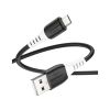 Дата кабель USB 2.0 AM to Micro 5P 1.0m 2.4A silicone X82 black HOCO (6931474768551) - Зображення 2