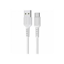 Дата кабель USB 2.0 AM to USB-C 1.0m 2A PVC BX16 white BOROFONE (6957531099468) Дата кабель USB 2.0 AM to USB-C 1.0m 2A PVC BX16 white BOROFONE (6957531099468)