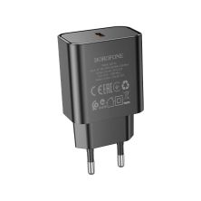 Зарядное устройство BOROFONE BA71A Power USB-C PD20W Black (6974443387957)