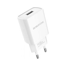 Зарядний пристрій BOROFONE BA20A USB 10.5W + cable USB to USB-C white (6931474700742) Зарядний пристрій BOROFONE BA20A USB 10.5W + cable USB to USB-C white (6931474700742)