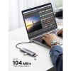 Концентратор Ugreen USB-C to 3xUSB 3.0 + HDMI + SD/TF CM195 gray (70410) - Изображение 3