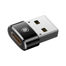 Переходник USB 2.0 AF to USB-C black Baseus (CAAOTG-01)