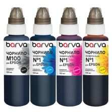 Чорнило Barva Epson Home XP 4х100, special, pigmented BK+C/M/Y (E17-100-MP)
