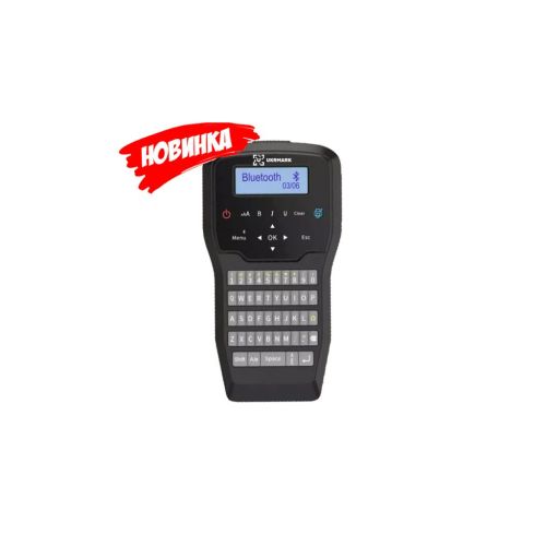 Принтер этикеток UKRMARK E2800, Bluetooth, QR и штрих-коды, совместимый с картриджами DYMO D1, 6–12 mm (900449)