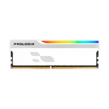 Модуль памяти для компьютера DDR4 8GB 3200 MHz Onyx White RGB Prologix (PRO8GB3200YWR4)