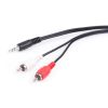Кабель мультимедийный 3.5mm M to 2xRCA 1.5m Vinga (3.5STM2RCAM01-1.5) - Изображение 3