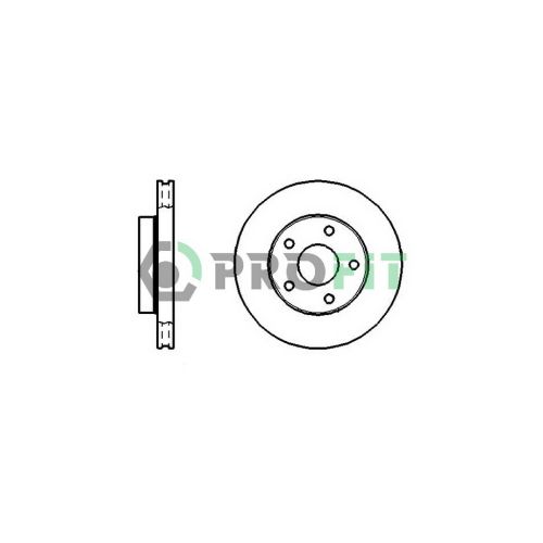 Тормозной диск Profit 5010-0180