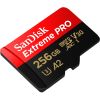 Карта памяти SanDisk 256 GB microSDXC UHS-I U3 Extreme Pro+SD Adapter (SDSQXCD-256G-GN6MA) - Изображение 2