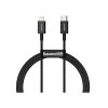 Дата кабель USB-C to Lightning 0.5m 3.0A PD Superior Series Black Baseus (CATLYS-C01) - Зображення 1