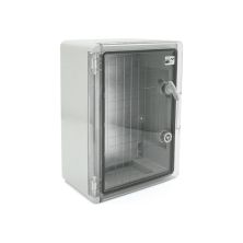 Шкаф настенный ADAL PANO 350х250х150, c прозр. дверцей, IP65, Бокс ударопрочный, ABS пластик (111516)
