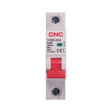Автоматичний вимикач CNC YCB9-80M 1P C25 6ka (NV821440)