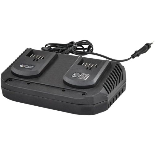 Зарядний пристрій для акумуляторів інструменту Konner&Sohnen KS C35A-2, 20V, 230В, 2x3.5А, 0.89кг (KSC35A-2)