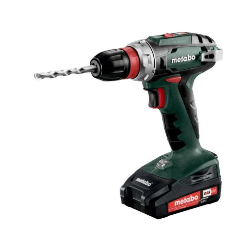 Шуруповерт Metabo BS 18 QUICK 18В, 2х2Ah, 24·48Нм, 0-450·0-1600об/мин, 1.4кг (602217500)