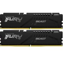 Модуль пам'яті для комп'ютера DDR5 16GB (2x8GB) 6000 MHz Beast Black XMP Kingston Fury (ex.HyperX) (KF560C30BBK2-16)