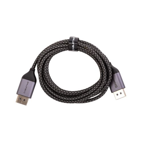 Кабель мультимедийный DisplayPort M to DisplayPort M 2.0m V1.4 Cabletime (CA914647)