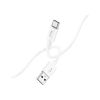 Дата кабель USB 2.0 AM to USB-C 1.0m Magic silicone X87 white HOCO (6931474783240) - Изображение 2