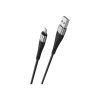Дата кабель USB 2.0 AM to Lightning 1.0m 2.4A nylon BX32 black BOROFONE (6931474710413) - Изображение 1
