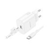 Зарядное устройство BOROFONE BA82A Platinum USB-C PD25W + cable USB-C to USB-C White (6941991112270) - Изображение 1